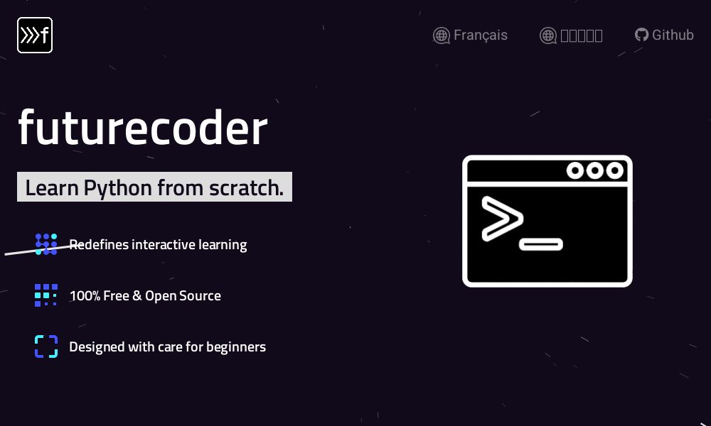 Screenshot of Future Coder